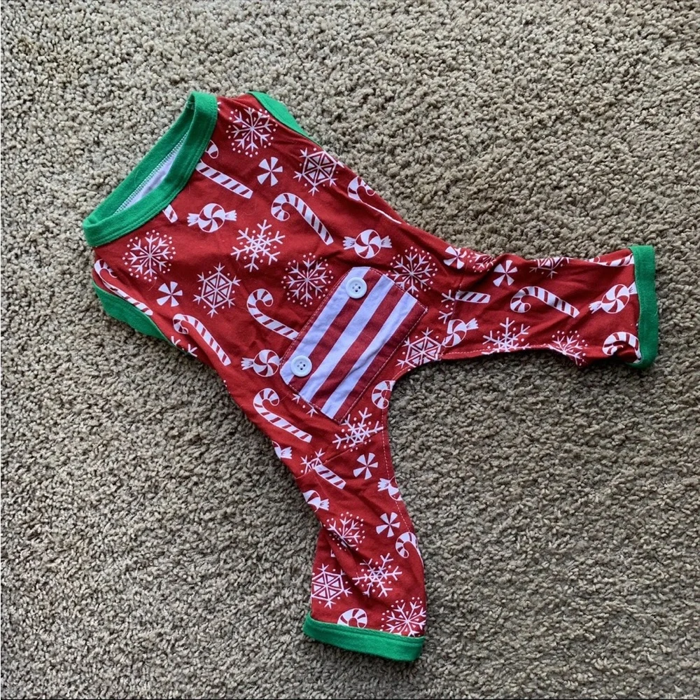 Small dog Christmas pajamas